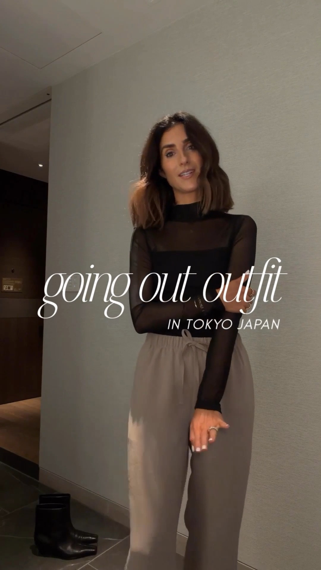 Going out outfit in Tokyo, Japan! 🇯🇵 Took my look from day to night with just a couple swaps! I’m  just shy of 5-7” wearing the size small regular pants from @Aritzia   XS leather jacket from @Zara  and small top from Amazon! 

#LTKootd #LTKSeasonal #LTKgrwm

#LTKTravel #LTKOver40 #LTKSeasonal