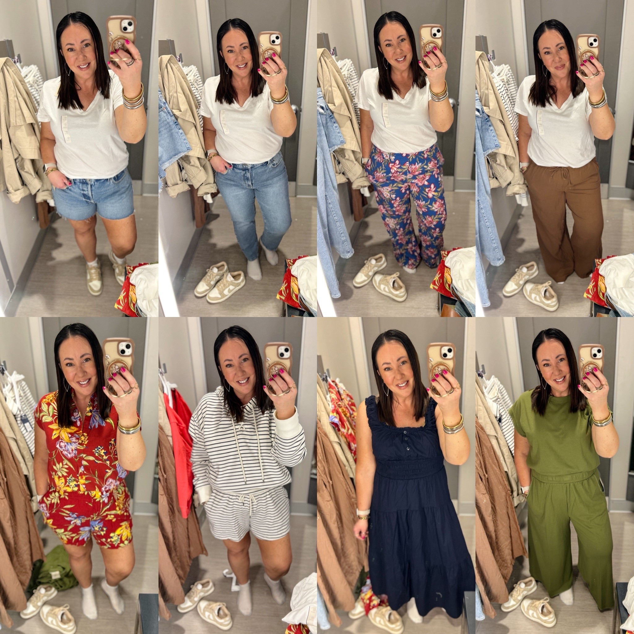 Curvy and midsection friendly Target try-on! XL tee. Size 16 denim shorts and midrise jeans. Large linen pants. XL drawstring pants. Large skirt. Medium green tee. Large matching cropped pants. XXL hoodie. XL shorts. XL maxi dress. Large linen top. XL linen shorts.  

#LTKOver40 #LTKSaleAlert #LTKMidsize