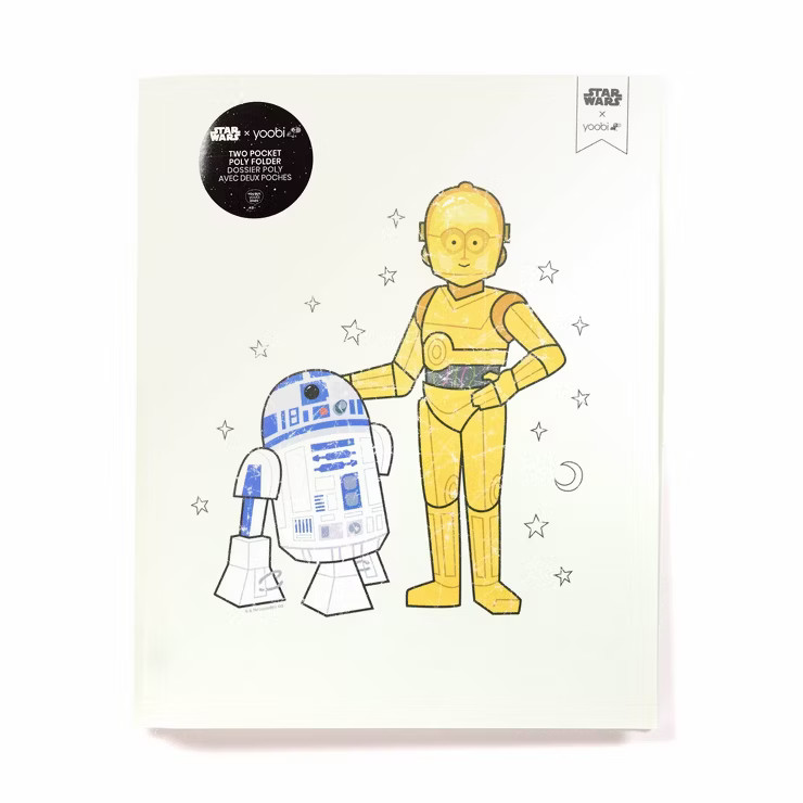 2 Pocket Plastic Folder Droids - Yoobi™ | Target