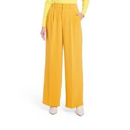 Women's High-Waist Wide Leg Tailored Trousers - Sergio Hudson x Target Yellow | Target