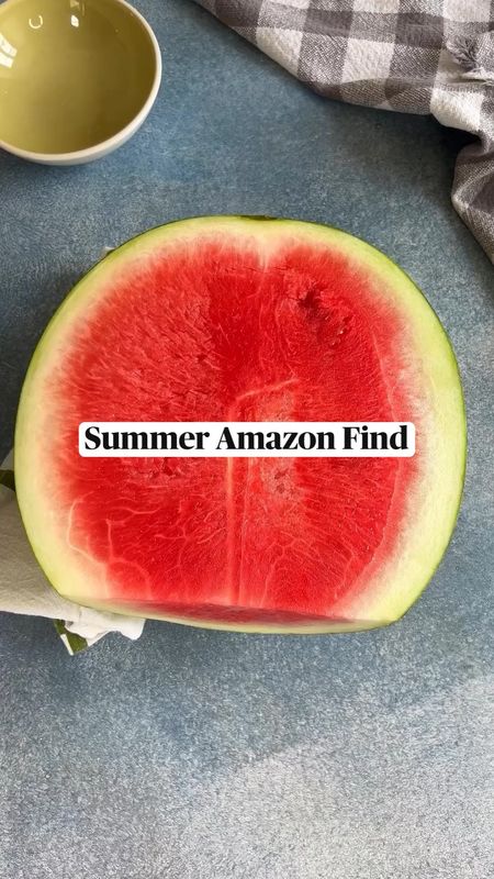 Cutting a watermelon has always overwhelmed me but this makes it easier. Perfect for eating alone or mixed with feta and lime juice (my fave way to eat watermelon in the summer).

#amazonfinds #amazonfinds #watermelonslicer #watermelon #howtocutawatermelon

#LTKGiftGuide #LTKSeasonal #LTKHome