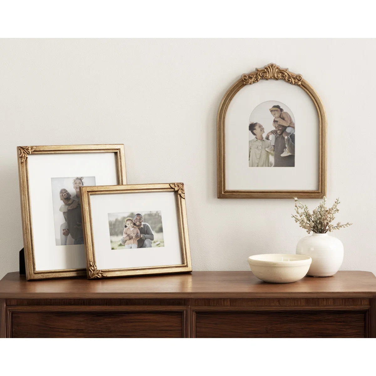 Arendahl Three-Piece Vintage Ornate Picture Frame Set | Wayfair North America
