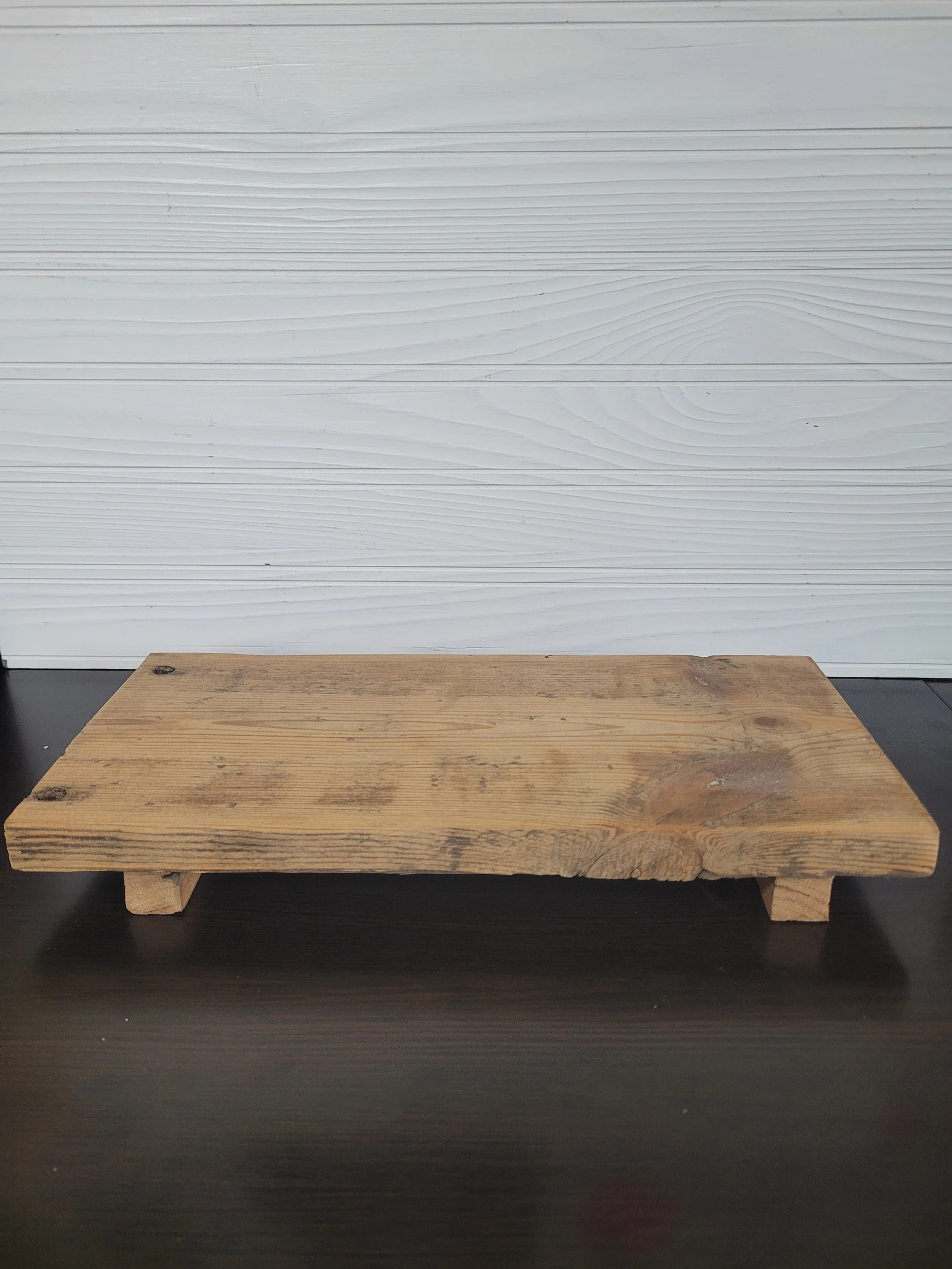 Reclaimed Barn Wood tabletop tray, Riser: Farmhouse Tabletop Display | Etsy (US)
