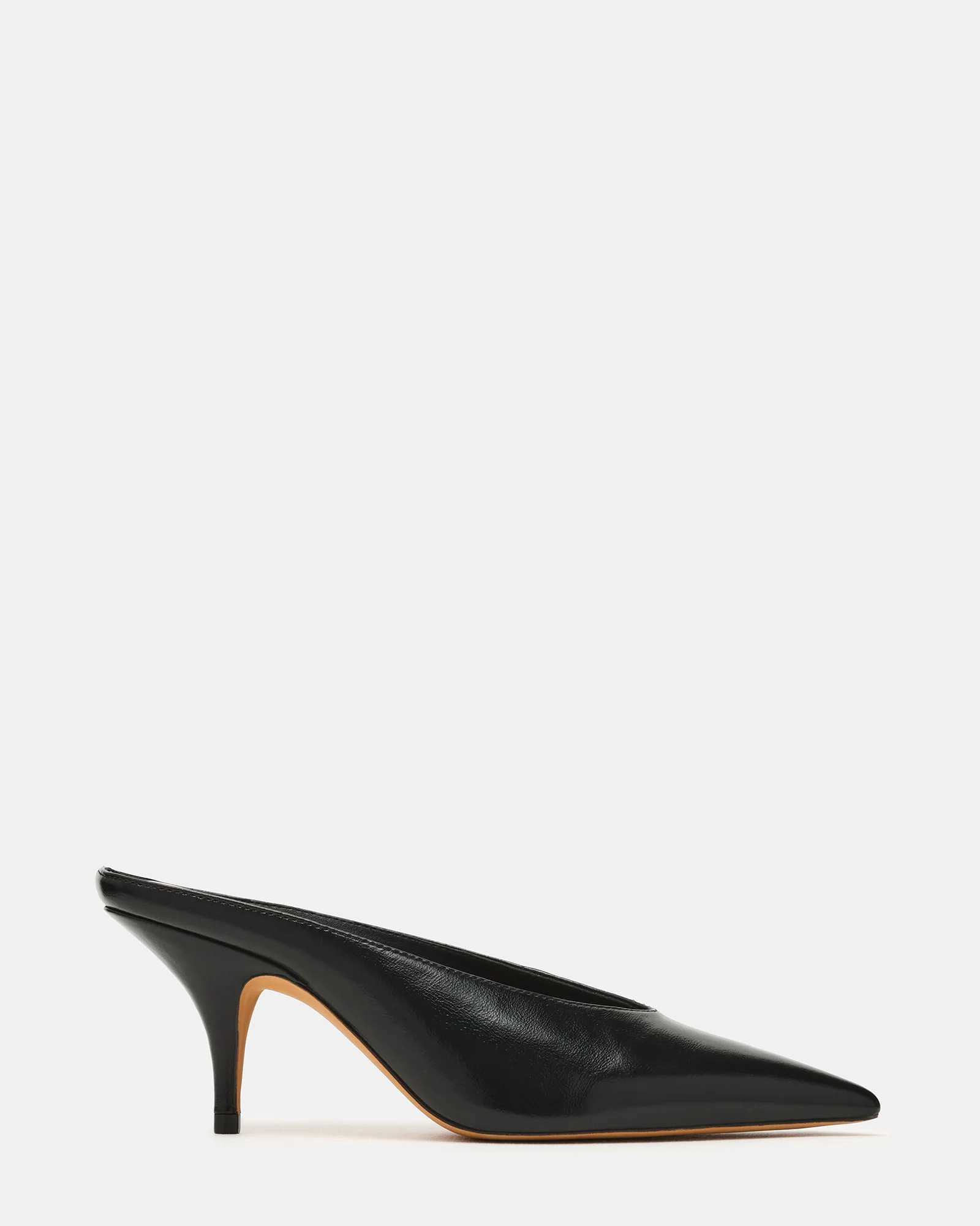 Steve Madden Women's Fonza Mule Heels - Black - Size 7.5 - Leather | Steve Madden (US)