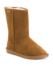 Faux Shearling Suede Boots | TJ Maxx
