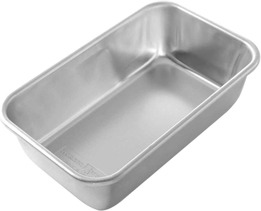 Nordic Ware Nordic Ware-45900-Loaf, 1-1/2 Pound, Natural Aluminum Commercial Loaf Pan, Silver | Amazon (US)