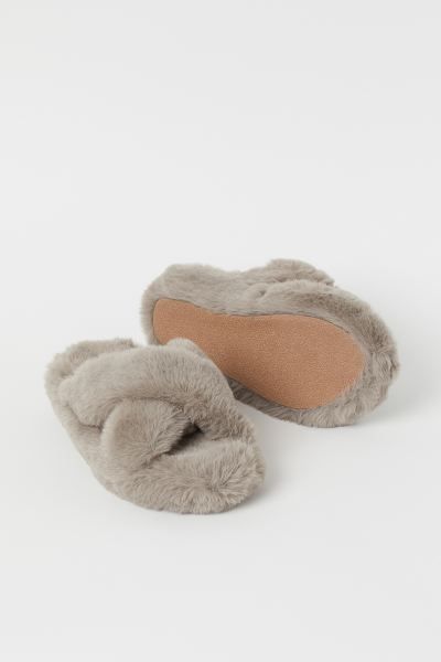 Faux Fur Slippers | H&M (US + CA)