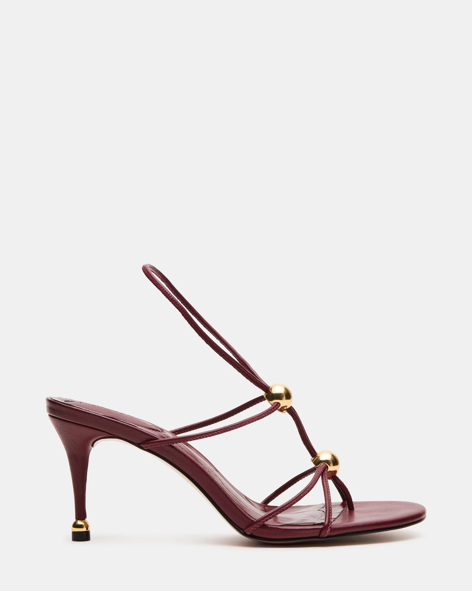 RAMOS Wine Strappy Stiletto Women's Heel | Steve Madden (US)
