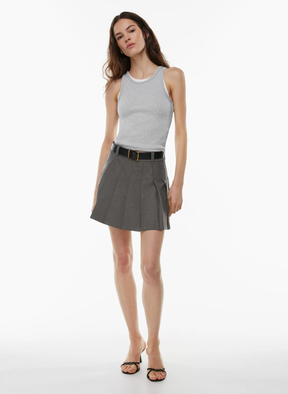 OLIVE MICRO SKIRT | Aritzia