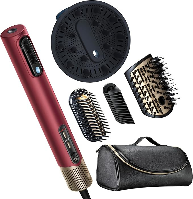 Infiniti PRO CONAIR 5-in-1 Hair Drying Wand, Straightener, and Styler, Ionic All-in-One Digital M... | Amazon (US)