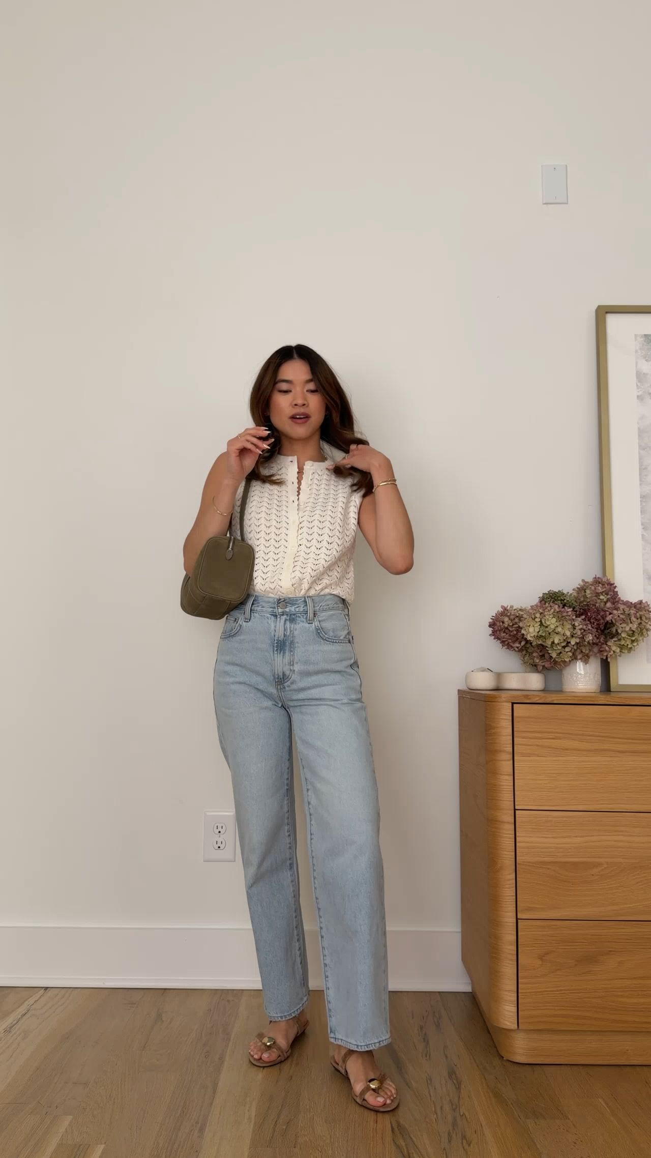 Sizing info: 
•Top size XS 
•Jeans size 23 in 15 Yrs Brl Thr Bleu  

petite fashion, get dressed with me, outfit inspiration, ootd, nashville outfit, Nashville influencer, petite style, vacation style, casual outfits, mom style, petite pants, spring outfits, spring outfit info, spring pants, spring outfit idea, spring top, spring tank, spring sweater, spring shoes, sweater tank, jeans, spring jeans, petite jeans, aritzia jeans, 
@Aritzia 
 

#LTKootd #LTKSeasonal #LTKmomlife