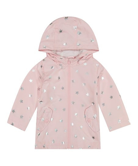 Carter's Light Pink Star Rainslicker Raincoat - Toddler & Girls | Zulily