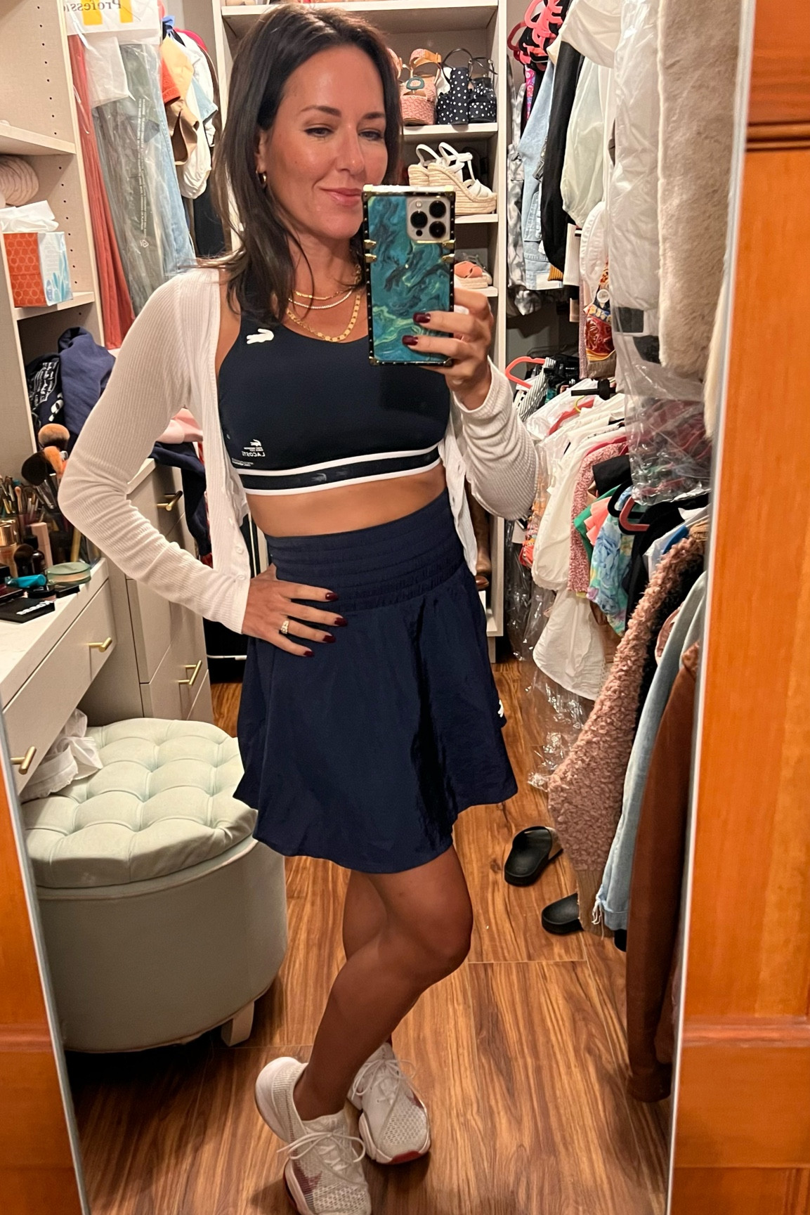 I wore so much Lacoste in my early 20s. I’m so happy to have it back in my closet. #lacoste #bandier #tennis

#LTKsalealert #LTKfit