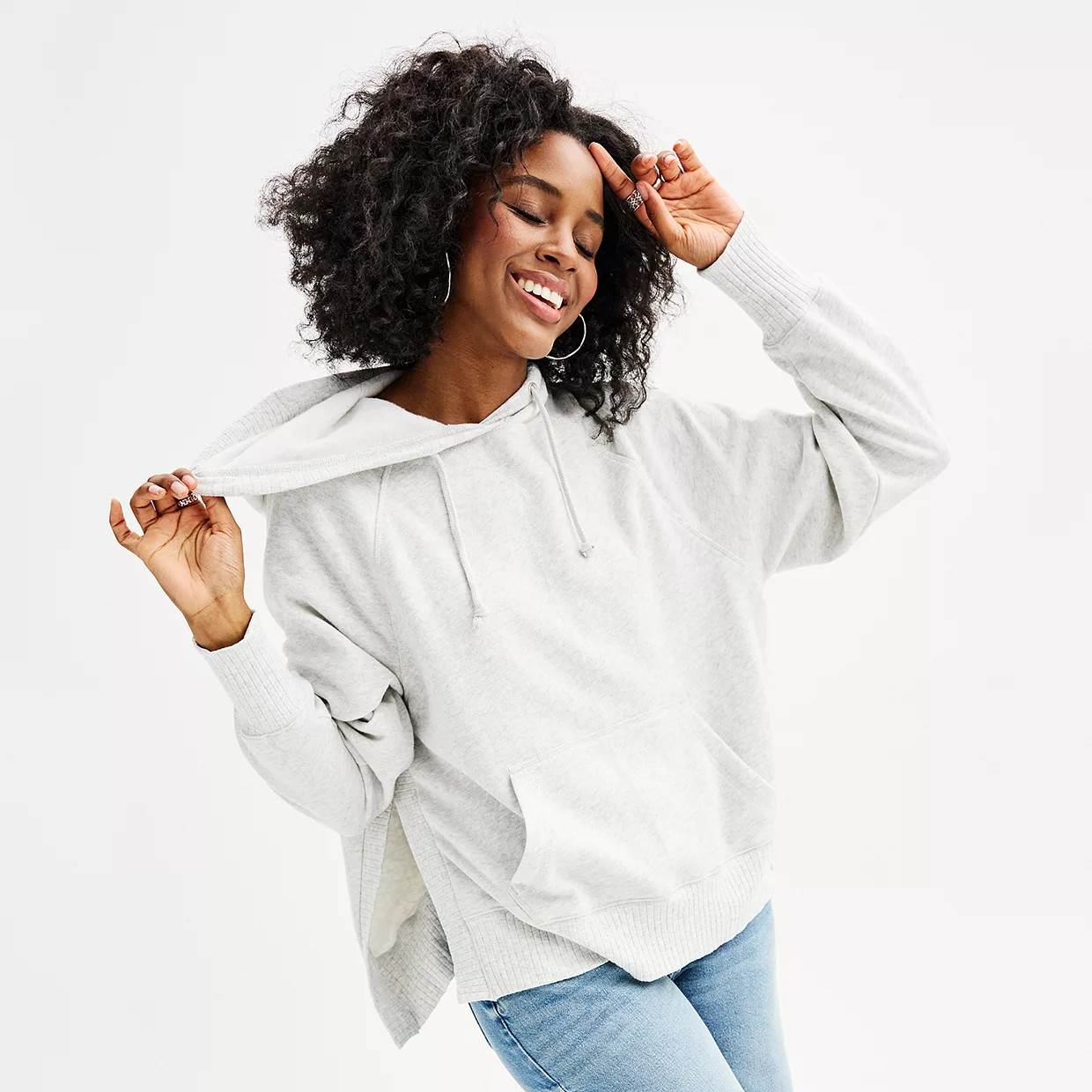 Juniors' SO® Oversized Tunic Hoodie | Kohl's