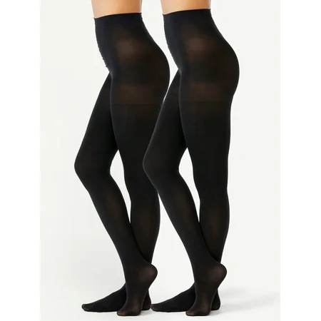 Joyspun Blackout Tighs for Women S-3XL 2-Pack | Walmart (US)