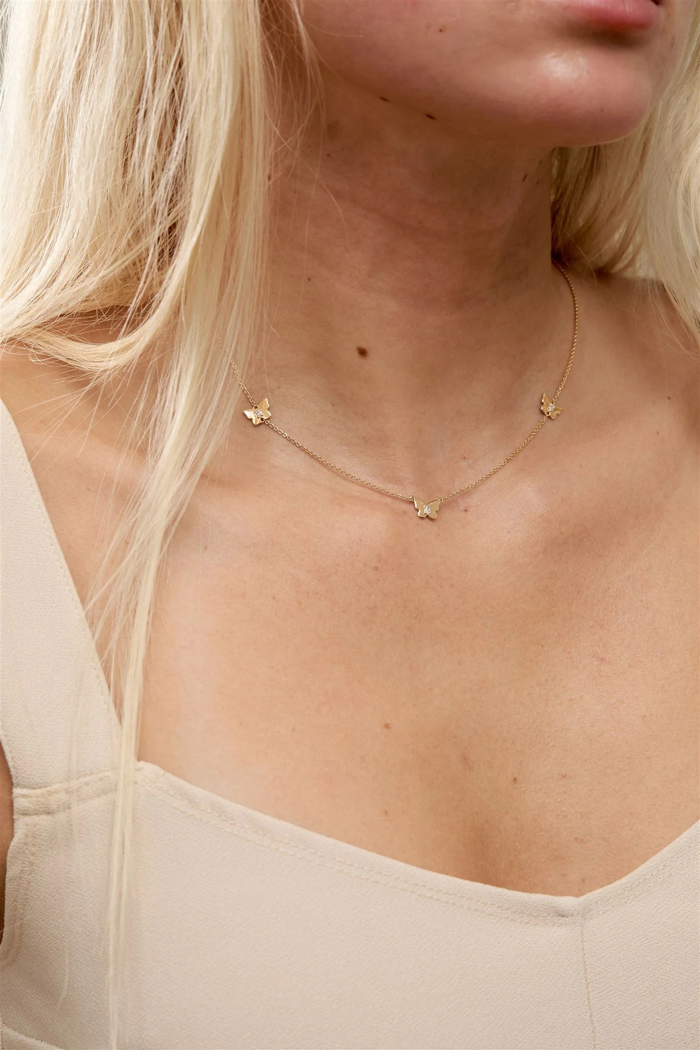 Butterfly Necklace | Set & Stones