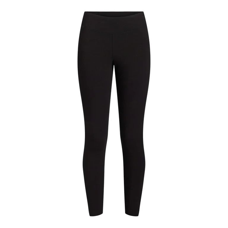 Time and Tru Women's High-Rise Ankle Knit Leggings, 27" Inseam, Sizes S-XXXL | Walmart (US)