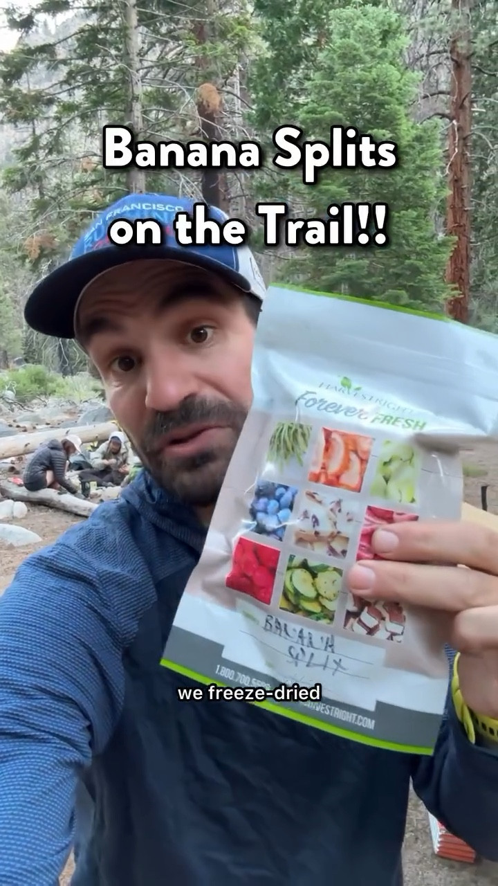 Unfortunately: some of our friends watch our stories, so this wasn’t a surprise for everybody. 

Fortunately: trail banana splits were better than we even imagined! And they were absurdly easy to make!

#bananasplit #freezedried #backpacking #camping #hiking #MusicByIkson