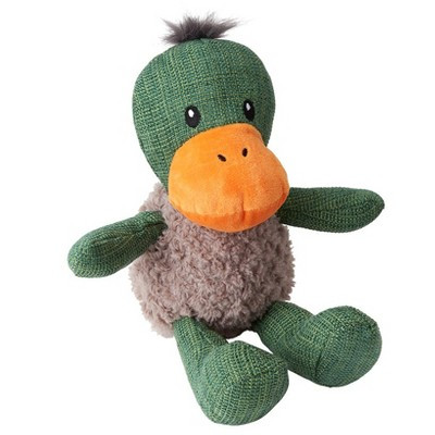 The Lakeside Collection Burlap Plush Dog Toys - Duck | Target