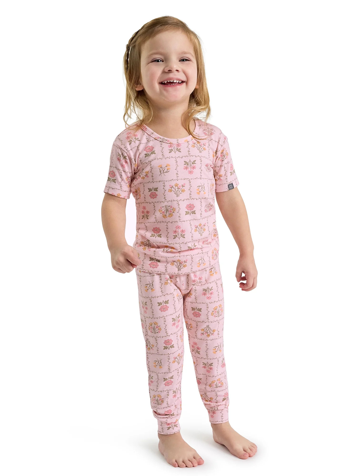 Modern Moments by Gerber Toddler Neutral Super Soft Pajama Set, 2-Piece, Sizes 12 Months-5T | Walmart (US)