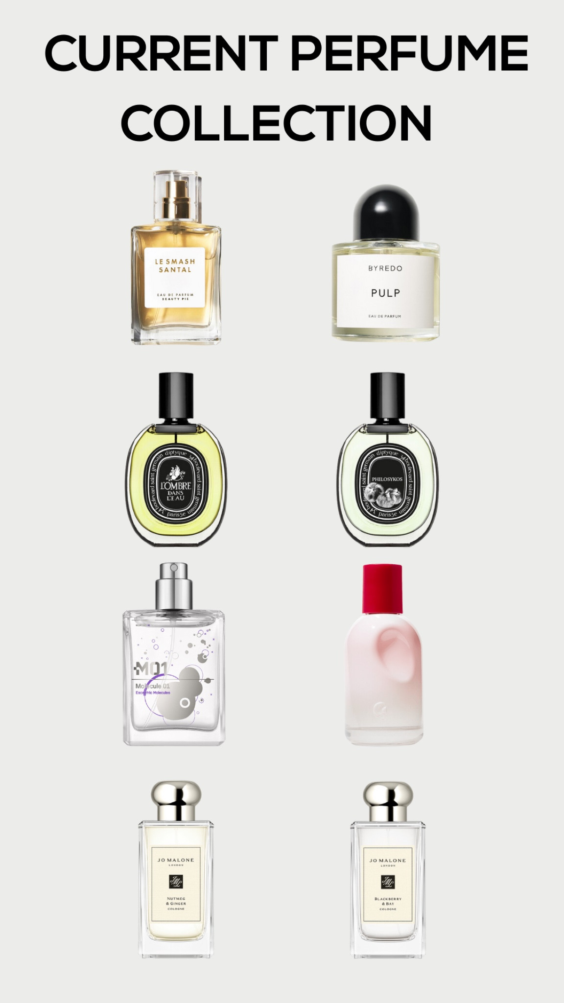 Current perfume favourites. Scents for autumn. Day perfume. Evening perfume. Favourite scent. Jo malone. Byredo. Glossier. 

#LTKbeauty #LTKeurope #LTKSeasonal