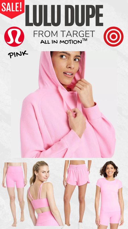 Pink lululemon dupes at Target 🎯 

#LTKstyletip #LTKxTarget #LTKsalealert