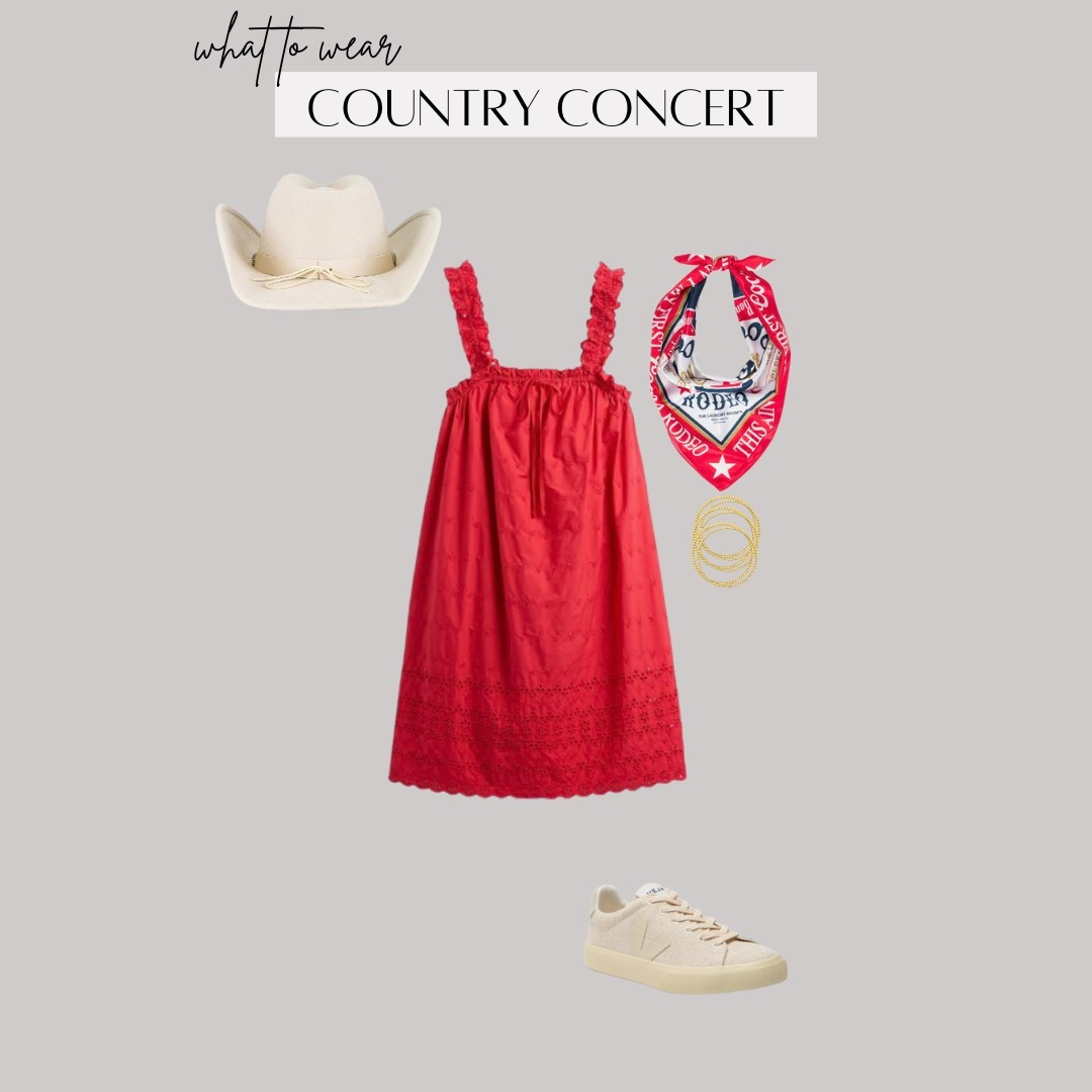 Country Concert Outfit Idea 


ootd style fashion, daily look, rodeo, gap dress, red dress, Veja sneakers, country hat 

#LTKU #LTKSummerEdit #LTKSeasonal