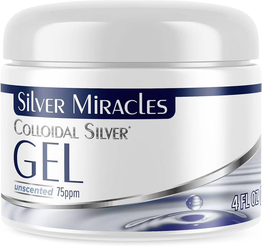 Silver Miracles - Colloidal Silver Gel - Nano Silver Gel Wound Care - Healing Ointment for Burns ... | Amazon (US)