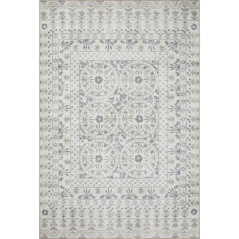 Rifle Paper Co. x Loloi Maison MAO-03 Rosette Ivory Rug | Wayfair Professional