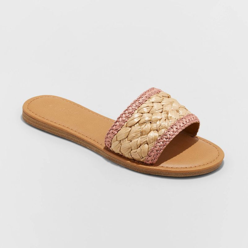 Women's Dez Woven Slide Sandals - Universal Thread™ | Target