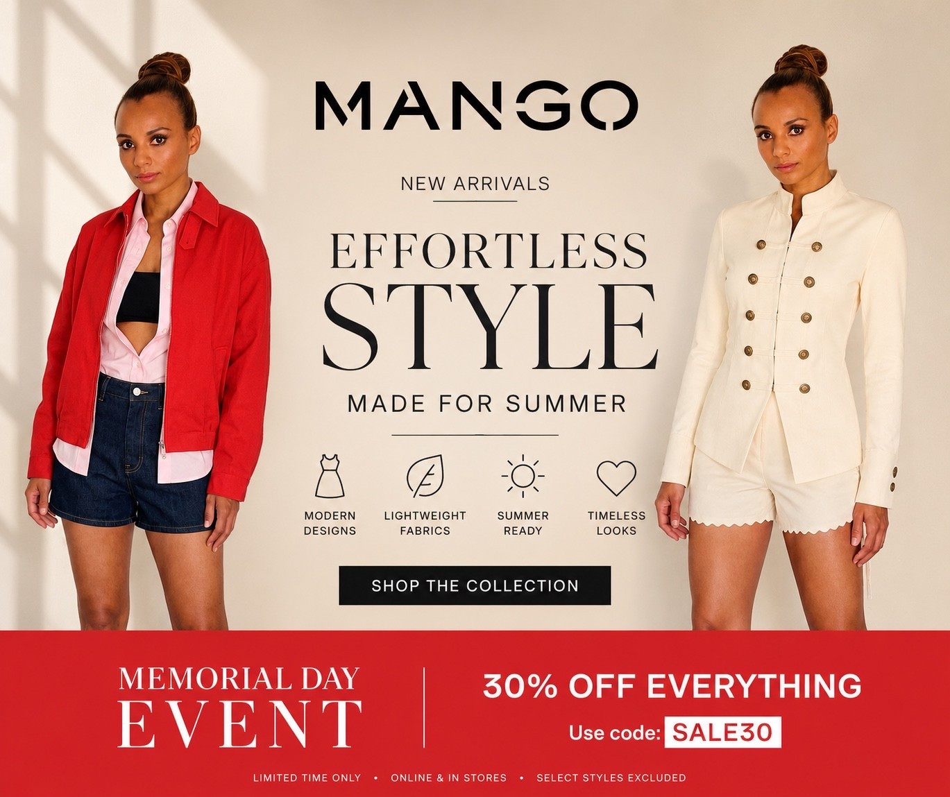 MANGO understood the assignment ❤️🤍 These summer looks are giving effortless chic with a little statement energy. And yes… the Memorial Day sale made me do it 🛍️ Use code SALE30 for 30% off everything. #Mango #MangoStyle #SummerOutfits #MemorialDaySale #FashionFinds #LTKStyle #EffortlessStyle #VacationStyle #ChicLooks #StyleInsp