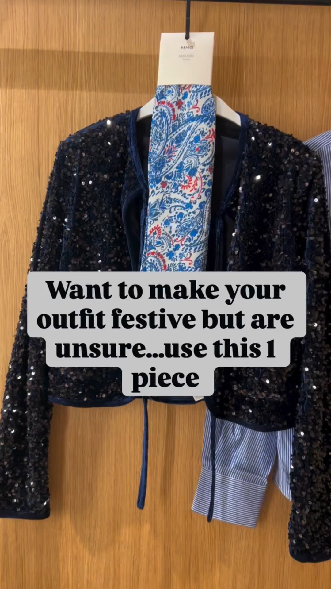 All you need is 1 item

This outfit is perfect for every day & yes, you could wear it to town, shopping, lunch with friends. 

Personally I’d add a deeper washed jean to allow the shirt to really pop & let them compliment the deeper tones & sequins in the jacket.

You could also add a boot, heel or a silver trainer

#thepocketstylist #personalstylist #personalstyling #stylist #outfitideas