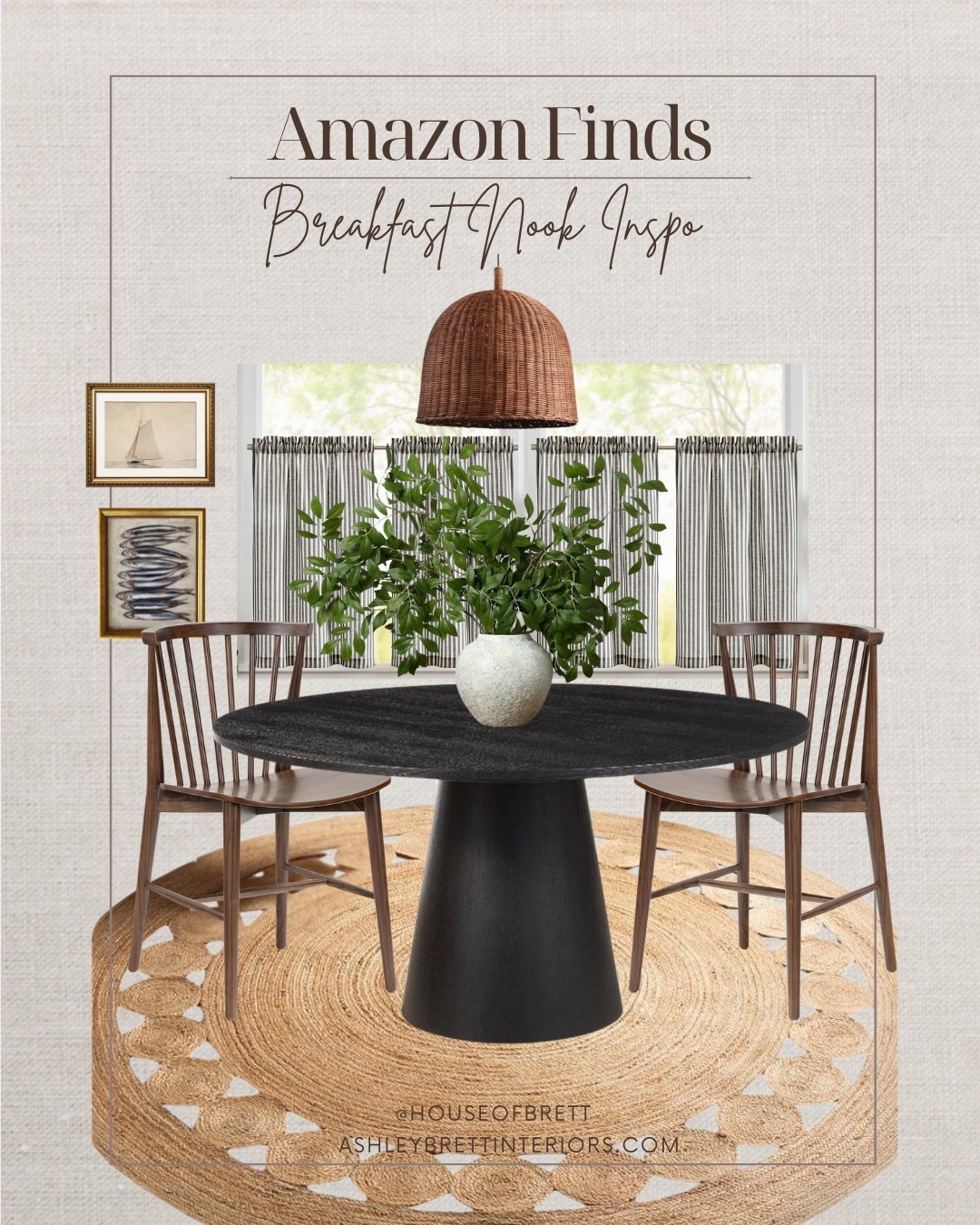 One more variation of this cute breakfast nook! 

#LTKHome