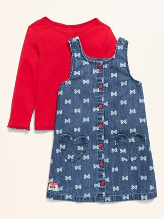 Old Navy x Disney Minnie Mouse T-Shirt and Dress Set for Toddler Girls | Old Navy (US)