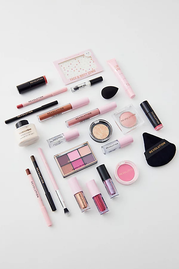 Revolution Beauty Makeup Advent Calendar in Pink at Urban Outfitters | Urban Outfitters (US and RoW)