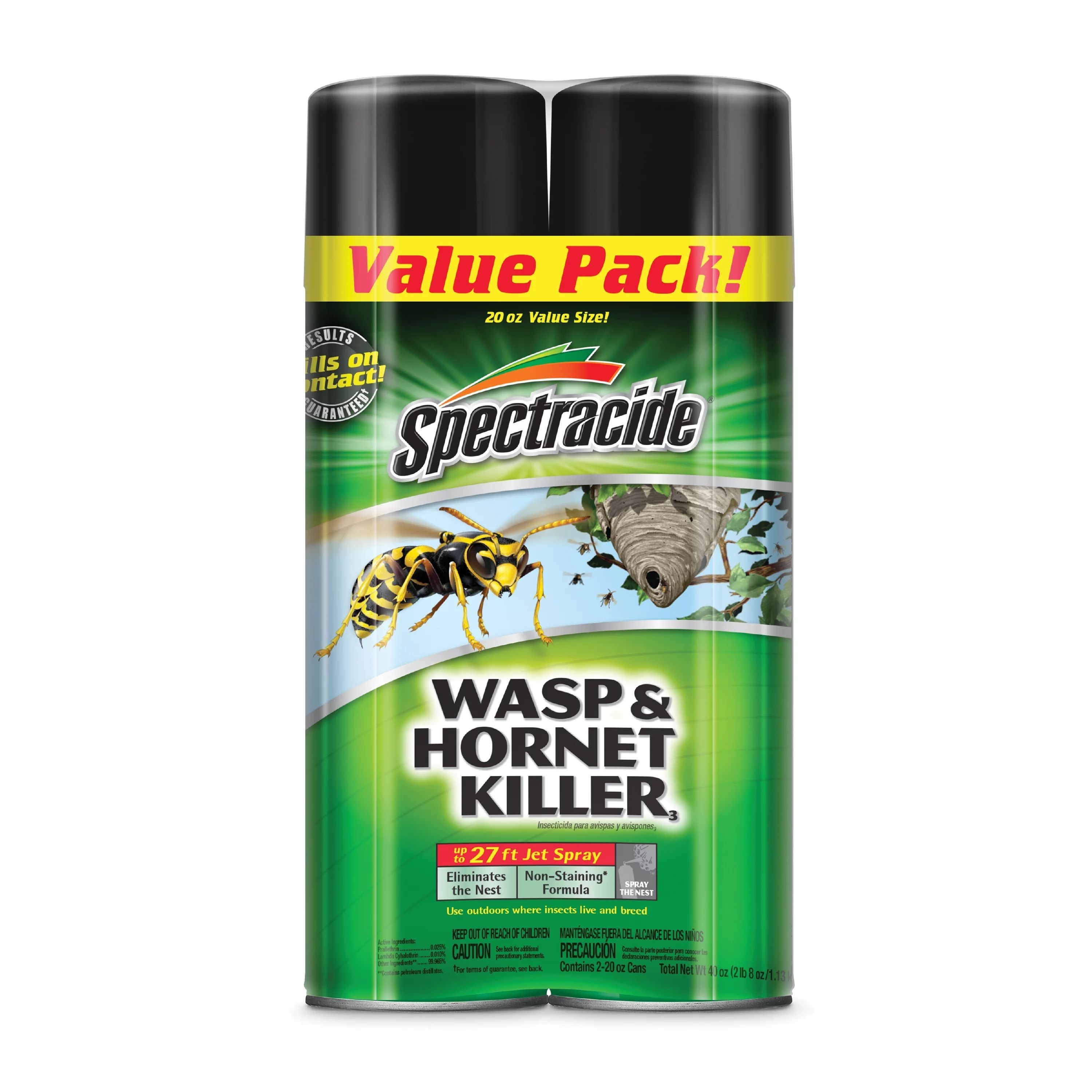Spectracide Wasp And Hornet Killer 20 ounces, 2 Cans | Walmart (US)