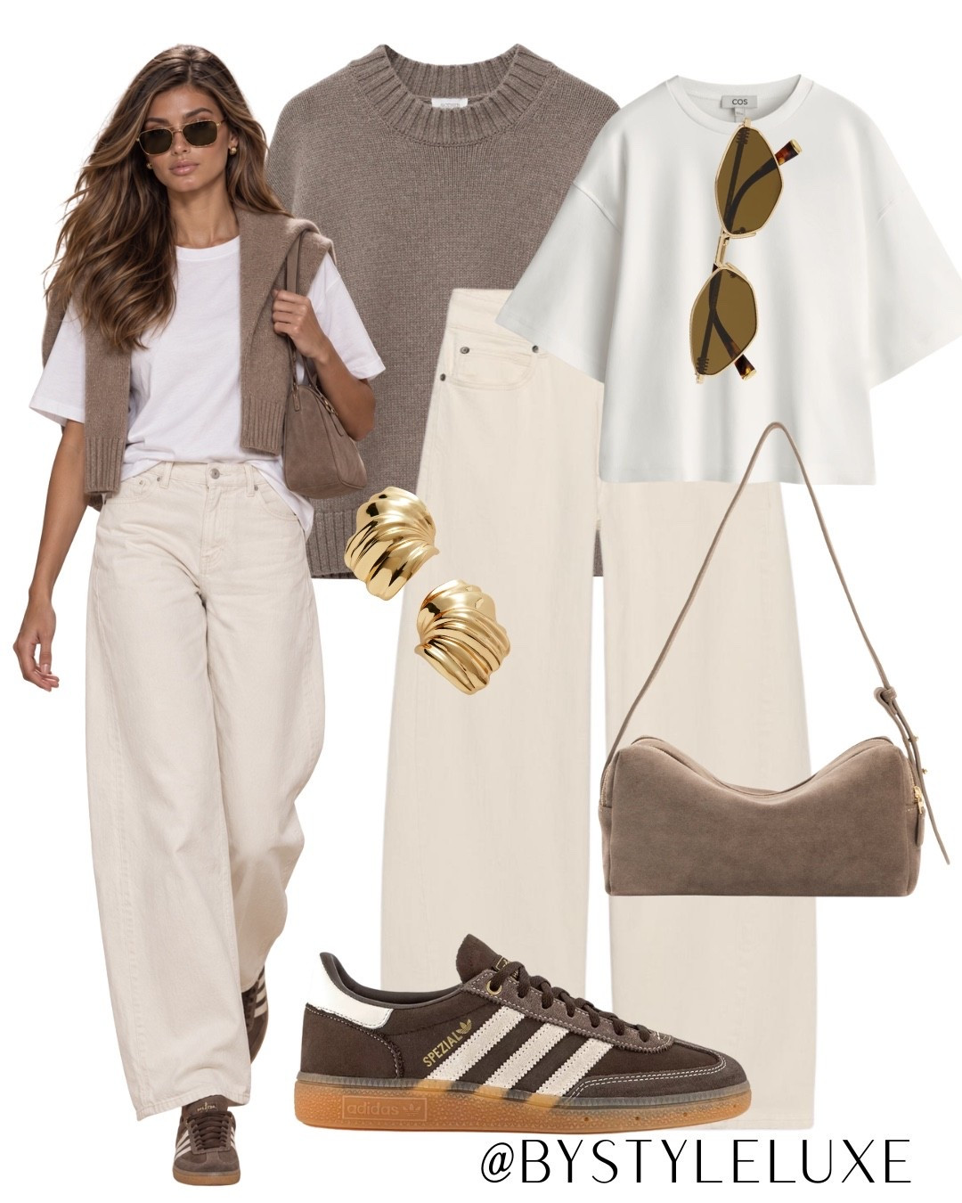 ZARA JEANS - Easy way to style off white jeans even in autumn, perfect paired with neutrals 

#jeans #trainers #adidas

#LTKautumn #LTKjeans #LTKshoes