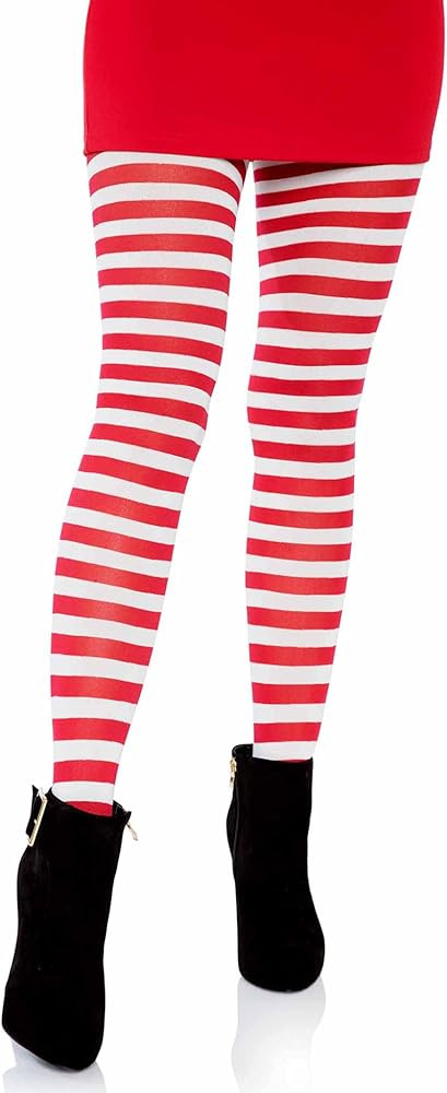 Leg Avenue Women's Nylon Striped Tights | Amazon (US)