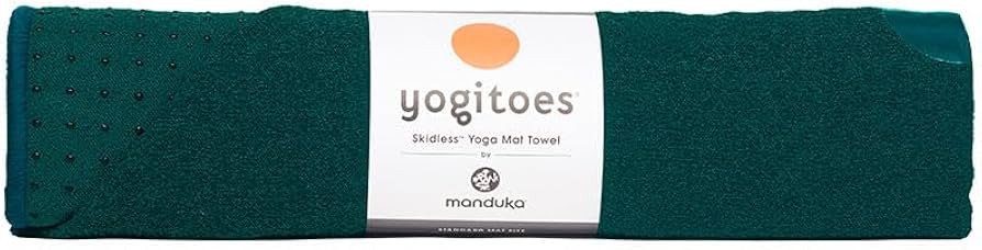 Manduka Yogitoes Yoga Mat Towel - Lightweight, Quick Drying Microfiber, Non Slip Skidless Technol... | Amazon (US)
