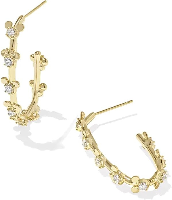 Kendra Scott x Disney 14k Mickey Mouse and Minnie Mouse Hoop Earrings, Fashion Jewelry for Women | Amazon (US)