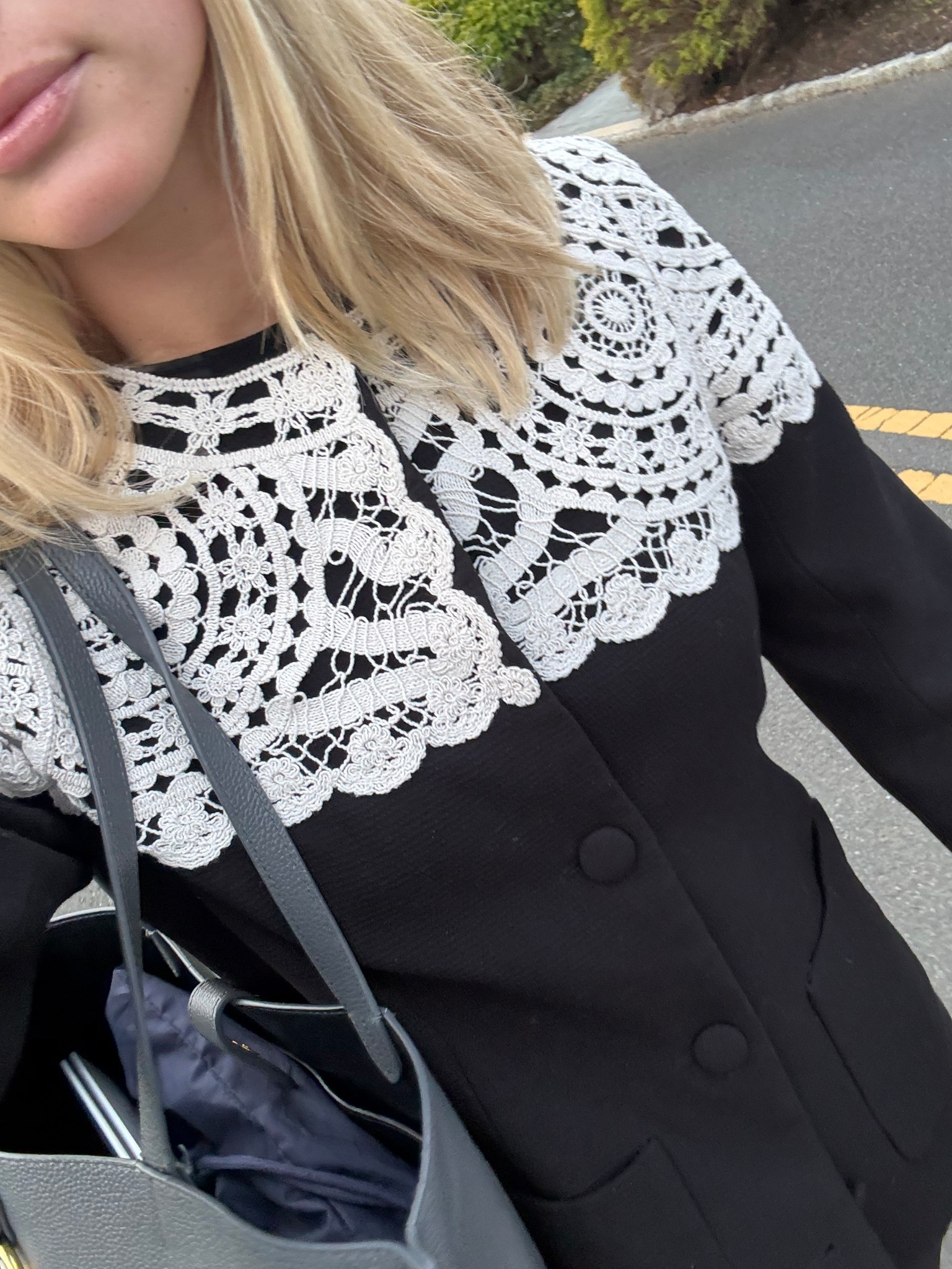 🖤

Spring style
Spring outfit
Fall style
Fall outfit
Work clothes
Office outfit
Office clothes
Office style
Black outfit
Sea New York Nara Crochet Jacket
Sea New York
Rent the runway
Crochet coat
Love coat
Lace jacket
Black coat
Black jacket
Black blazer
Cool blazer
Spring coat
Fun top
Cool work clothes

#LTKWorkwear #LTKootd