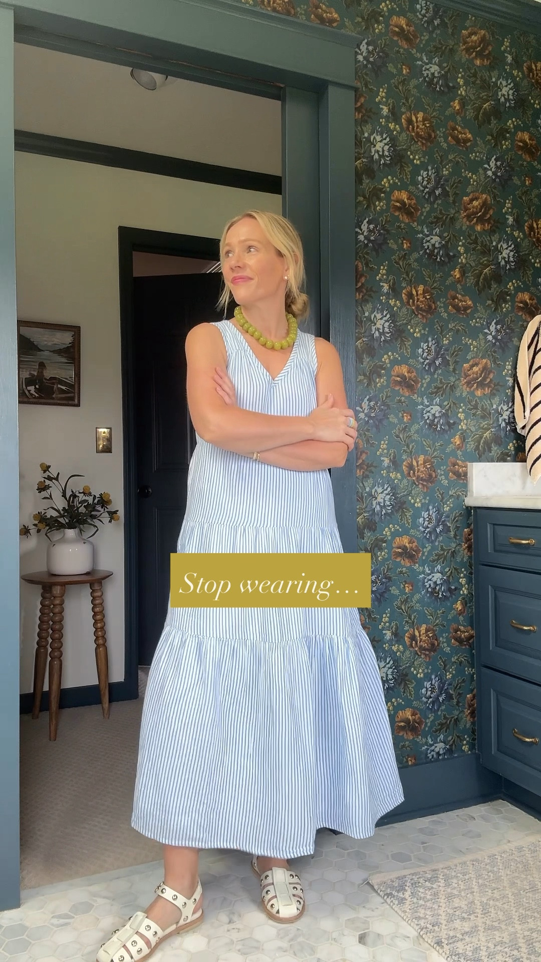 Sized down to an xs in the crinkled cotton @quince dress, the deep v is perfect, not too tight but also don’t have to worry about leaning over with the kids…also own it in the shorter style. Wearing my regular size small in the denim jacket and have you SEEN this new pink colorway in the viral cardigan sweater? Fits true to size. Also linked a few more @Quince favorites lately too!  #quincepartner @Shop.LTK