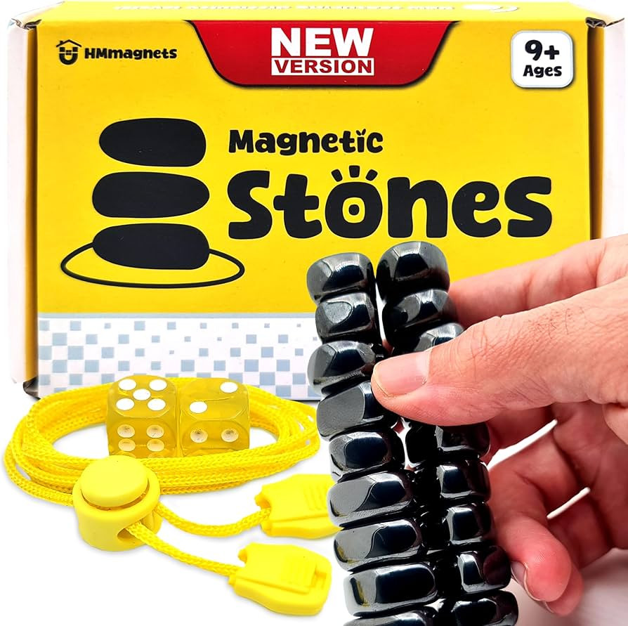 Upgraded (Multi-Level) Magnet Chess Game with String & Stones - Clear & Simple Instructions | Pre... | Amazon (US)