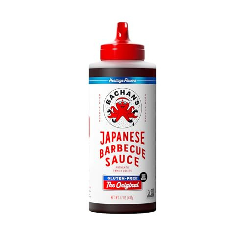 Bachan's - Japanese Barbecue Sauce - Gluten Free, 17 Oz, Small Batch, Non GMO, No Preservatives, Vegan and BPA free. Condiment for Wings, Chicken, Beef, Pork, Seafood, Noodle Recipes, and More | Amazon (US)