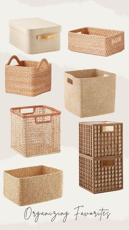 Baskets are the best for hiding things that aren’t cute, keeping a space functional and organized and it makes such a great accent piece whether it’s in a closet, shelf, toy room, bed room.. the list goes on! Here are my current faves! 

#LTKstyletip #LTKGiftGuide #LTKhome