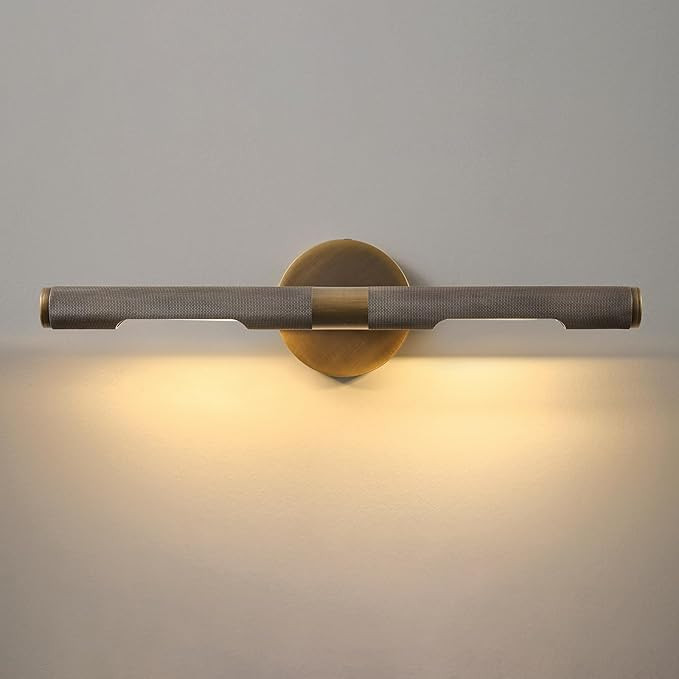 Museum Gallery Bathroom Picture Light - 19 Inch Long Bronze Brass Dimmable Hardwired Wall Sconces... | Amazon (US)