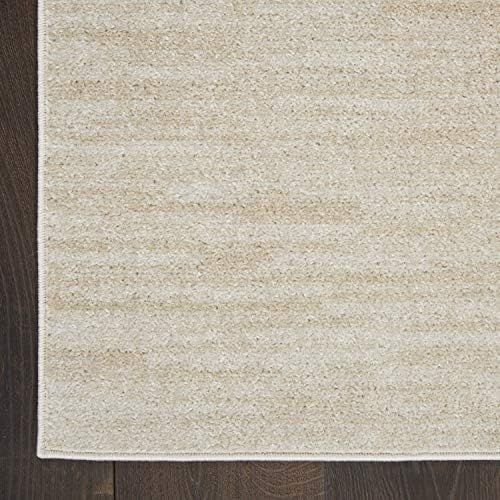 Nourison Essentials Solid Contemporary Ivory Beige 8' X 10' Area Rug , 8' X 10' | Amazon (US)