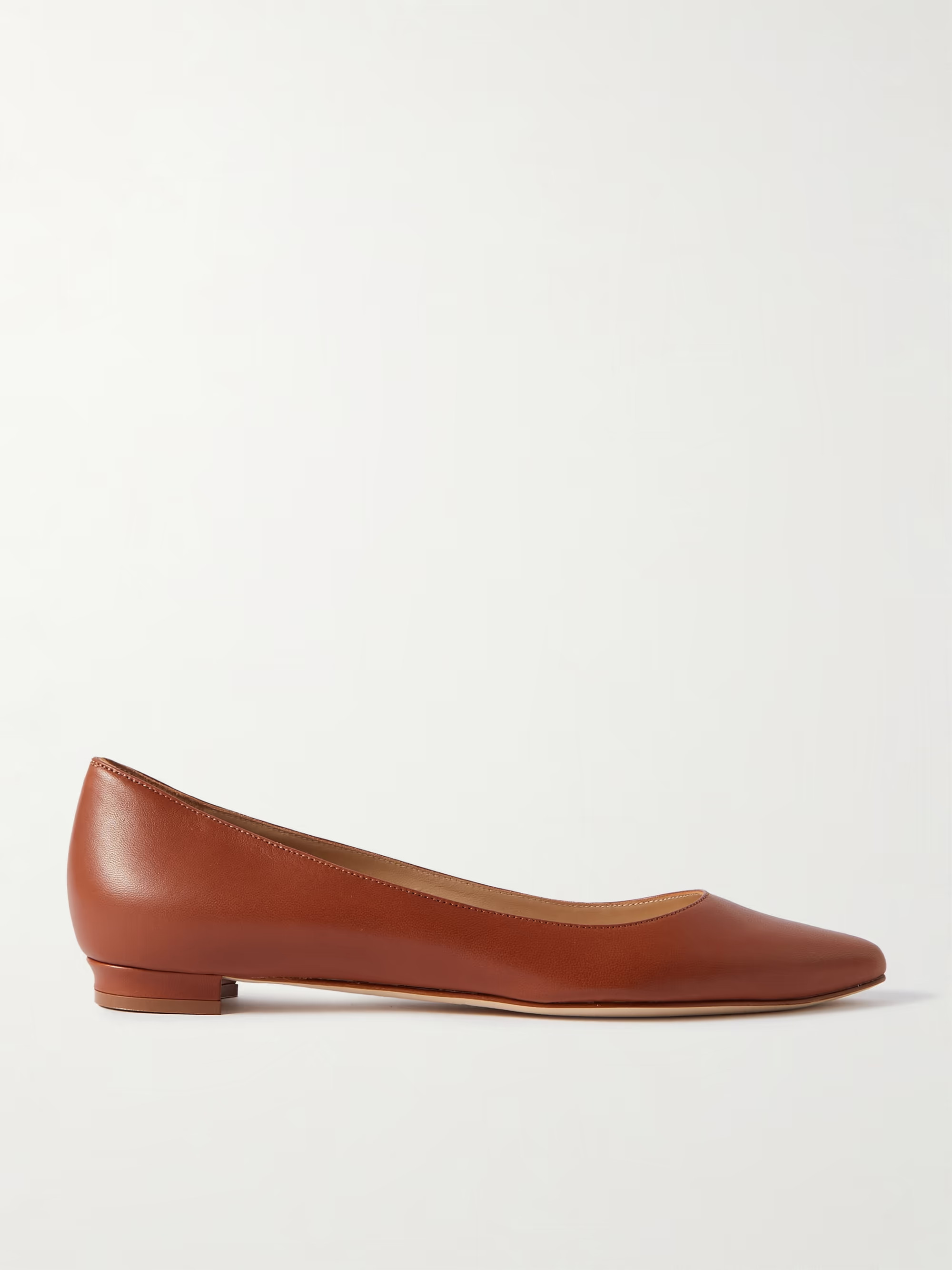 BB 10 leather point-toe flats | NET-A-PORTER APAC