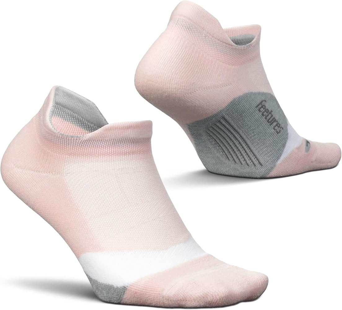 Feetures Elite Light Cushion No Show Tab Ankle Socks - Sport Sock with Targeted Compression - (1 ... | Amazon (US)