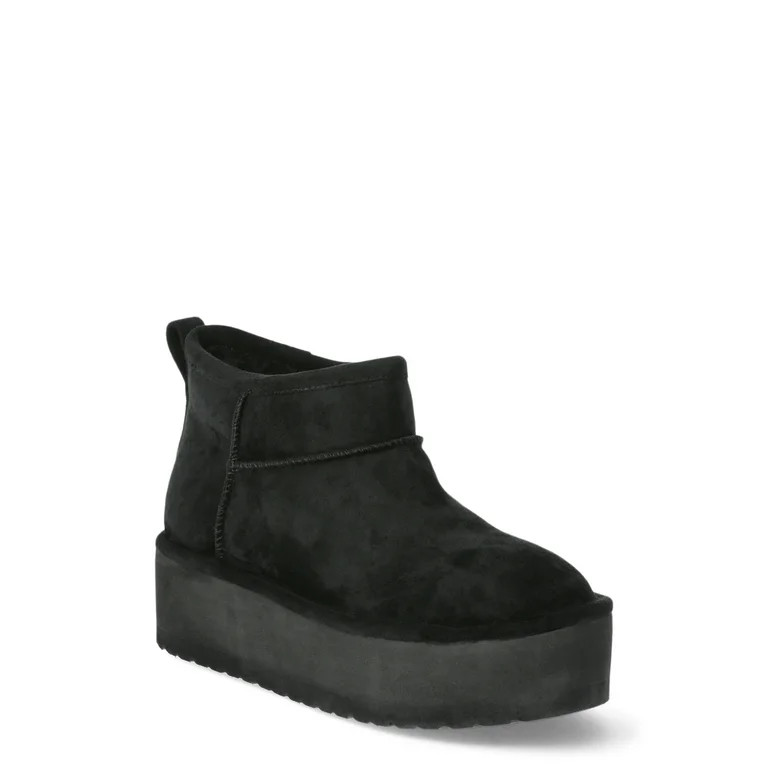 Madden NYC Women's Platform Cozy Ankle Boots | Walmart (US)